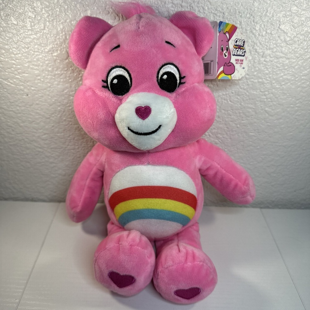 2020 Basic Fun Cloudco Care Bears CHEER BEAR 12" Plush Stuffed‎ Toy With Tag